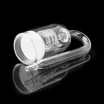 Trendy Retail Durable Fish Aquarium Spiratron Design CO2 Diffuser Glass Carbon Dioxide Reactor With Ceramic Disc