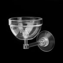 Trendy Retail Acrylic Water Plants Pot Bowl Holder For Aquarium Fish Tank Pet Supplies Transparent