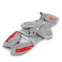 Trendy Retail Soft Comfortable Fashionable Design Dog Puppy Hoodie Jumpsuit Coat Jacket Costume Outfit Clothing Accessory Pet Supplies Grey M