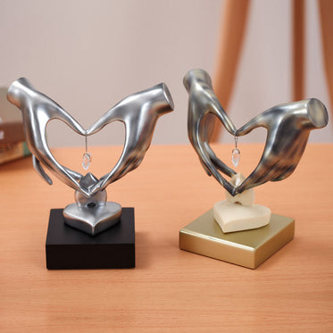 silver-and-beige-set