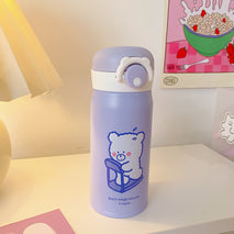 Portable Bomb Cover Type Simple Frosted Vacuum Flask