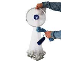 Steel fall corrosion resistant fishing net