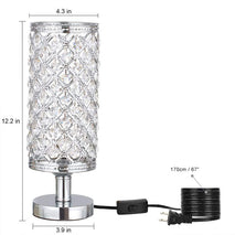 2022 New Modern Crystal Table Lamp With Stylish Personality And Warm Bedside Decoration For Bedroom And Living Room