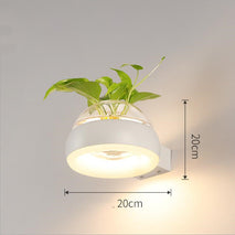 Coffee Shop Plant Lamp Bedroom Bedside Lamp