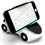 Car Shape 360-Degree Rotating Mobile Car Mount Holder Stand with Double Grip Holder for Windscreen, Dashboard and Table Desk