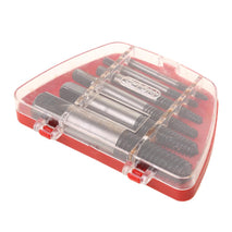 Shanvis 6x 4-25mm Small - Large Screw Extractor Set In Case Broken Stud Bolt Remover