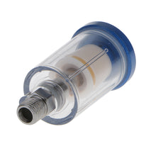 Shanvis Spray Gun Air Line Mini Filter Compressor Pressure Water Trap Separator 1/4 Oil-Water Seperator Fittings Universal Use Stainless Steel