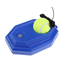 Trendy Retail Tennis Trainer Single Practice Tennis Training Aid Tool for Beginner Blue