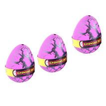 Trendy Retail 3 Pcs Colorful Funny Magic Dinosaur Eggs Hatching Dino Pets Hatch-Grow Children Toy