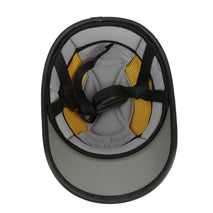 Shanvis Motorcycle PU Leather Helmet Hat Cap Motocross Half Open Face Visor Black