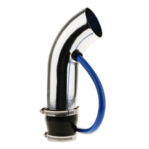 Shanvis 3''/76mm Aluminium Silver Car Cold Air Intake Systems Inlet Pipe Intake Tube