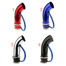 Shanvis 3''/76mm Aluminium Silver Car Cold Air Intake Systems Inlet Pipe Intake Tube