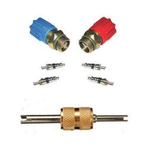 Shanvis Valve Service Kit + Schrader Valve Core Remover - Installer Tools