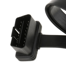Shanvis OBD2 16 Pin J1962 Flat Noodle Male to Female Elbow Diagnostic Cable Adapter Converter 2FT