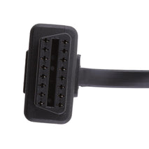 Shanvis 1 to 3 Male to Female 16 Pin OBD Extension Diagnostic Cable Cord with Switch