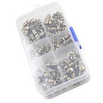 Shanvis 110 Piece High Pressure A/C Valve Core Schrader Valves Air Conditioning Tool