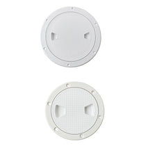 Shanvis Marine Boat RV White 8 Access Hatch Cover Screw Out Deck Plate"
