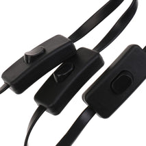 Shanvis 1 To 3 OBD2 Male To Female Splitter Extension Cable Connector With Switch