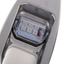 Shanvis Pair Marine Boat LED Flush Side Mount Stainless Steel Bow Navigation Light