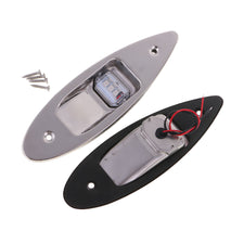 Shanvis Pair Marine Boat LED Flush Side Mount Stainless Steel Bow Navigation Light