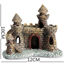 Trendy Retail Aquarium Fish Tank Antique Castle Tower Ornament Cave Landscaping Decoration