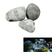 Trendy Retail Aquarium Ceramic Cichlids Rock Cave Breeding Stone for Fish Tank Ornament M