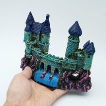 Trendy Retail Resin Cartoon Castle Aquarium Decoration Castle Tower Ornament