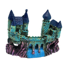 Trendy Retail Resin Cartoon Castle Aquarium Decoration Castle Tower Ornament