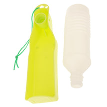 Trendy Retail Pet Dog Cat Portable Travel Water Bowl Bottle Dispenser Feeder Drinking Bottle 500ML Capacity Drinking Bottle Random Color