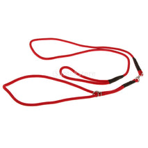Trendy Retail Soft Smooth Durable Reusable Dog Walking Collar Traction Training Rope Pet Supplies Red 120cm