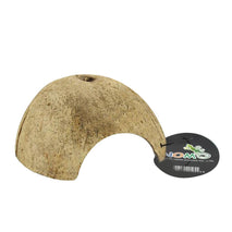 Trendy Retail Reptile Terrarium Vivarium Ornament Aquarium Decoration Lizard Snake Hide Cave Coconut Husk