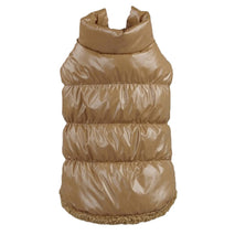 Trendy Retail Pet Dog Puppy Cat Clothing Supplies Winter Warm Padded Coat Down Jacket Vest Apparel Outfit Coffee M