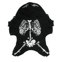 Trendy Retail Glow In The Dark Apparel Dog Pet Puppy Playsuit Jumpsuit Coat Jacket Costume Pet Supplies Black S