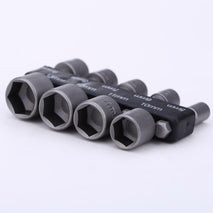 Shanvis 9 Hex Bit Socket Set 1/4 Drive - 5mm, 6mm, 7mm, 8mm, 9mm, 10mm, 11mm, 12mm, 13mm