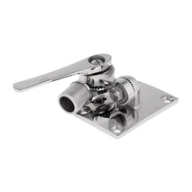 Shanvis Dual Swiveling Ratchet Stainless Steel Base for Boat Radio VHF Aerial Antenna
