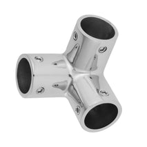 Shanvis Durable Boat Hand Rail Fittings 90°316 Marine Stainless Steel 3 Way Corner 7/8 inch