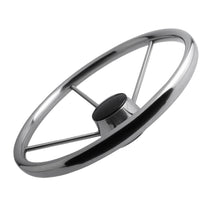 Shanvis Marine Pontoon Boat Yacht 5 Spoke 13-1/2'' Steering Wheel - Durable Corrosion Resistance