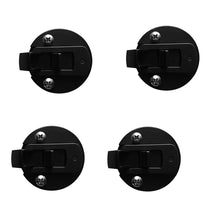 Shanvis 4Pcs Replacement For RV Marine Boat Deck Hatch Door Round Pull Slam Latch Accessories, Non-Locking