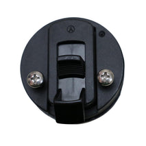Shanvis 2-inch Round Black PVC Flush Slam Latch Hatch 1/2'' Door for Marine Boat RV Caravan