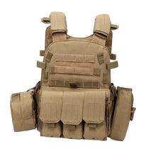 Trendy Retail Multifunction Hunting Vest Military Tactical Molle Vest Khaki