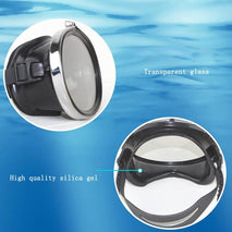 Trendy Retail Snorkel Diving Mask Tempered Glass Underwater Scuba Swimming Glasses Goggles