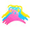 Trendy Retail 10xSmall Plastic Clothes Hangers for Pet Dog Puppy Cat Clothing Garment 19cm
