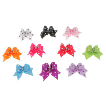 Trendy Retail 10PCS/LOT Mini Handmade Pet Dog Hair Accessories Headdress Bows Rubber Bands