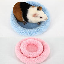 Trendy Retail Soft Comfortable Cold Winter Small Animal Mat Hamster Pig Pet Hedgehog Warm Sleeping Bed Pad Mat Pink S