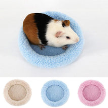 Trendy Retail Soft Comfortable Cold Winter Small Animal Mat Hamster Pig Pet Hedgehog Warm Sleeping Bed Pad Mat S Blue