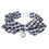 Trendy Retail Pet Dog Cat Kitten Fashionable Bell Charms Collar Necklace Pet Lovers Gift Pet Supplies Blue Plaid Pattern Design