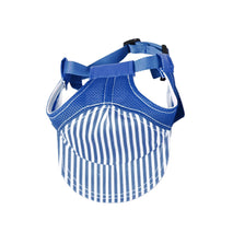 Trendy Retail Pet Dog Puppy Cat Summer Heat Eyes Head Protection Baseball Visor Hat Cap Outdoor Sunbonnet Blue L