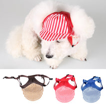 Trendy Retail Pet Dog Puppy Cat Summer Heat Eyes Head Protection Baseball Visor Hat Cap Outdoor Sunbonnet Blue L