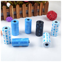 Trendy Retail 10 Pieces Printed Dog Pooper Bags Doggy Bag Pet Poop Poo Pick-up Holder Disposable Waste Bag