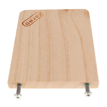 Trendy Retail Natural Wooden Platform Stand Rack Hamster Perch with Mounting Screws for Bird Parrot Small Animal Cage